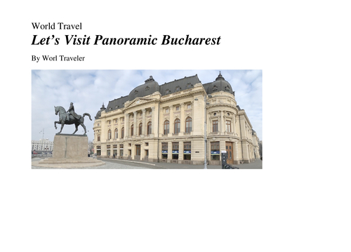 Cover of Let’s Visit Panoramic Bucharest