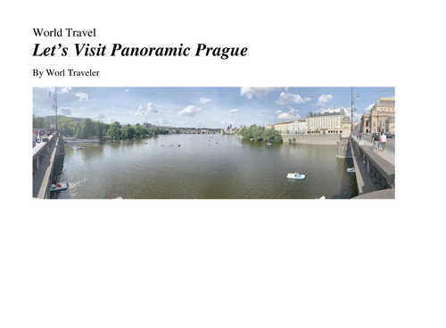 Cover of Let’s Visit Panoramic Prague